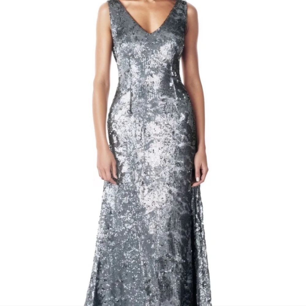 Rene Ruiz CollectionSz 14 Regular price$1,495.00V-Neck Sequin Gown
